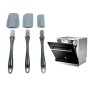 AmazonBasics - Spatole in silicone, set da 3 pezzi