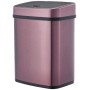 AmazonBasics - Pattumiera in acciaio inox, automatica, rettangolare, da 12 litri
