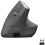 Logitech MX Mouse Verticale Wireless Ergonomico, Multi-Dispositivo, Bluetooth o 2.4 GHz Ricevitore USB Unifying, Rilevamento Ott