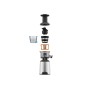 Kenwood JMP601SI PureJuice Estrattore di Succo a Freddo, Centrifuga Slow Juicer con Accessorio Sorbetto, 150 W, 1.3 Litri, Plast