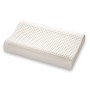 Marcapiuma - Cuscino in Memory Foam Modello Doppia Onda con Fodera 100% Cotone Guanciale Memory Ortopedico Contro Dolore Collo e