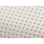 Marcapiuma - Cuscino in Memory Foam Modello Doppia Onda con Fodera 100% Cotone Guanciale Memory Ortopedico Contro Dolore Collo e