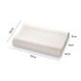 Marcapiuma - Cuscino in Memory Foam Modello Doppia Onda con Fodera 100% Cotone Guanciale Memory Ortopedico Contro Dolore Collo e