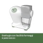Imetec Grattugissima, grattuggia elettrica per formaggio, pane e frutta secca, Contenitore estraibile, coperchio salvafreschezza