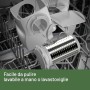Imetec Grattugissima, grattuggia elettrica per formaggio, pane e frutta secca, Contenitore estraibile, coperchio salvafreschezza