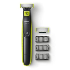 Philips QP2520/30 OneBlade Rade, Regola e rifinisce la barba di qualsiasi lunghezza, 3 Pettini Regolabarba + 1 Lama di Ricambio
