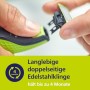 Philips QP2520/30 OneBlade Rade, Regola e rifinisce la barba di qualsiasi lunghezza, 3 Pettini Regolabarba + 1 Lama di Ricambio