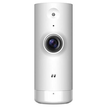 D-Link DCS-8000LH Mini Telecamera Wi-Fi, Visualizzazione Grandangolare 120°, Streaming 720p HD, Bianco