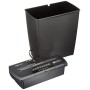 AmazonBasics - Distruggidocumenti 8 fogli, taglio a striscioline, con funzione distruggi CD e carte di credito, Grigio