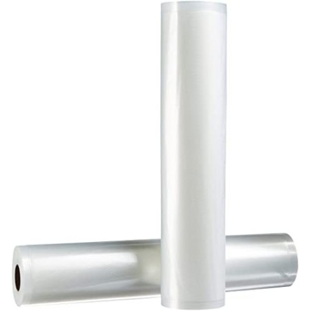 Amazonbasics - Rotoli sottovuoto per alimenti, 30 cm x 600 cm, Pacco da 2