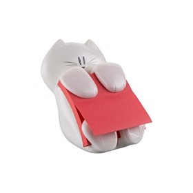 Post-it Brand Dispenser Ricaricabile e una Ricarica di Foglietti Post-It Z-Notes, 76 mm x 76 mm, Multicolore
