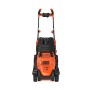 BLACK+DECKER BEMW461BH-QS Rasaerba a filo 1400W, Taglio 34cm, Impugnatura Bike