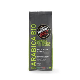 Caffè Vergnano 1882 Caffè in Grani 100% Arabica Bio - 1 confezione da 1 Kg