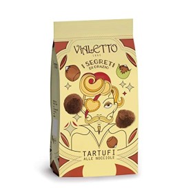 VIALETTO I Segreti di Orazio Tartufi al Cioccolato Fondente e Nocciole Confezione da 120 grammi