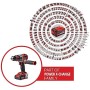 Einhell 4513861 Te-CD 18 Li-I Bl, Trapano a Percussione 2X2.0 Ah, Aluminio, Nero, Rosso