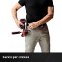 Einhell 4513861 Te-CD 18 Li-I Bl, Trapano a Percussione 2X2.0 Ah, Aluminio, Nero, Rosso