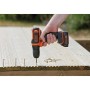BLACK+DECKER Trapano Avvitatore Compatto a Batteria Litio, 10.8V, BDCDD12-QW