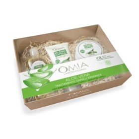 Omia - Beauty Box Capelli Aloe Vera, Confezione Regalo con Shampoo, Balsamo e Maschera, Nutriente e Idratante, Dematologicamente