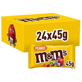 M&M's Confetti Al Cioccolato Contenenti Arachidi, 24 Pezzi X 45 G