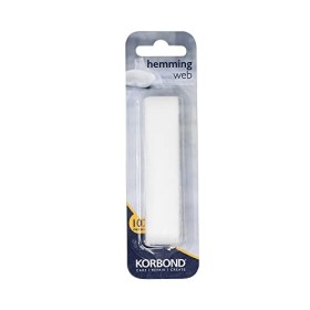 KORBOND Nastro Adesivo per Orlo, 10 m x 2 cm, Non Serve Cucire, Ideale per orli, Pantaloni, Jeans, Abiti da Lavoro, Badge, Gremb