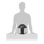 AmazonBasics - Vaporiera elettrica multiuso 23 in 1, 5,5 litri, 1.000 W, in acciaio inossidabile spazzolato, con ricettario incl