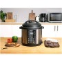 AmazonBasics - Vaporiera elettrica multiuso 23 in 1, 5,5 litri, 1.000 W, in acciaio inossidabile spazzolato, con ricettario incl