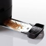 Ariete 159 Toastime Tostapane 2 Fette con Pinze con Funzione Scongelamento E Riscaldamento, 700 W, Acciaio Inossidabile, Nero