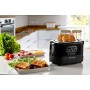 Ariete 159 Toastime Tostapane 2 Fette con Pinze con Funzione Scongelamento E Riscaldamento, 700 W, Acciaio Inossidabile, Nero