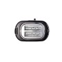 Ariete 159 Toastime Tostapane 2 Fette con Pinze con Funzione Scongelamento E Riscaldamento, 700 W, Acciaio Inossidabile, Nero