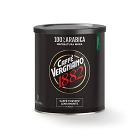 Caffè Vergnano 1882 Lattina Caffè 100% Arabica Macinato Moka- 12 confezioni da 250 gr (totale 3 Kg)