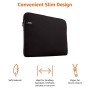 AmazonBasics, custodia per laptop per laptop da 33,8 cm (13,3 pollici, MacBook Air, MacBook Pro Retina Display) nero