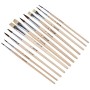 Brunnen 1048929 - Set di pennelli con setole miste in fibra naturale