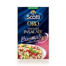 Riso Scotti - Oro Insalate Basmati 10' - Mix di Riso Integrale Rosso e Riso Basmati - 800 gr