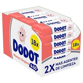 Dodot Mani pulite & Go 18 confezioni da 40 pezzi, 720 salviette, salviette igienizzanti per le mani per tutta la famiglia