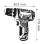 Bosch Professional GSR 12V-15 12V System Trapano-avvitatore a Batteria, Include 2 Batterie da 2.0 Ah, Caricabatteria GAL 12V-20,