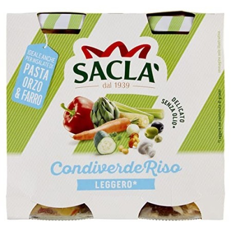 Saclà Condimento per Insalata di Riso Light Duo - 6 Pezzi