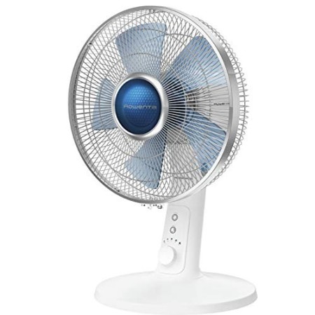 Rowenta VU2730 Turbo Silence Extreme+, Ventilatore da Tavolo, Flusso d’aria 45 m3/min, Silenziosità 38 dBA, 4 Velocità regol