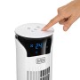 BLACK+DECKER BXEFT48E Ventilatore a Torre Digitale Oscillante e Silenzioso, con Telecomando, Altezza 81 cm, 3 Velocità 3 Modi T
