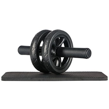 Ultrasport Trainer AB Wheel, Roller e Ruota per Addominali, Ottimo come Attrezzo per il Fitness, Supporto una Dieta Dimagrante, 