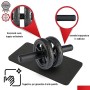 Ultrasport Trainer AB Wheel, Roller e Ruota per Addominali, Ottimo come Attrezzo per il Fitness, Supporto una Dieta Dimagrante, 