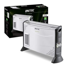 Imetec Eco Rapid TH1-100 Stufa Elettrica 2000 W con Tecnologia a Basso Consumo Energetico, Termoconvettore 4 Temperature, Termos