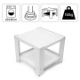 Xavax - Supporto con spazio per accessori per lavatrice/asciugatrice, 60 x 60 x 50, portata 150 kg