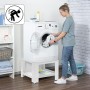 Xavax - Supporto con spazio per accessori per lavatrice/asciugatrice, 60 x 60 x 50, portata 150 kg