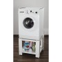 Xavax - Supporto con spazio per accessori per lavatrice/asciugatrice, 60 x 60 x 50, portata 150 kg