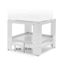 Xavax - Supporto con spazio per accessori per lavatrice/asciugatrice, 60 x 60 x 50, portata 150 kg
