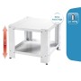 Xavax - Supporto con spazio per accessori per lavatrice/asciugatrice, 60 x 60 x 50, portata 150 kg