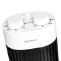 AmazonBasics, ventilatore a torre, portatile, a 3 velocità, rotante, con timer, 45 W