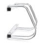Relaxdays Rastrelliera Portabicicletta, 2 Posti, Argento