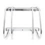 Relaxdays Rastrelliera Portabicicletta, 2 Posti, Argento