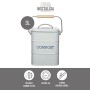 Kitchen Craft LNCOMPGRY Contenitore per compost in acciaio inossidabile Living Nostalgia, 3 litri, aspetto antico, grigio (Frenc